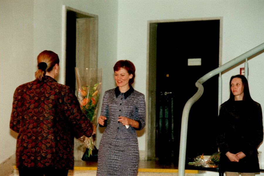 zleva Jitka Pernesová, Iveta Šulce, Aija Zarina